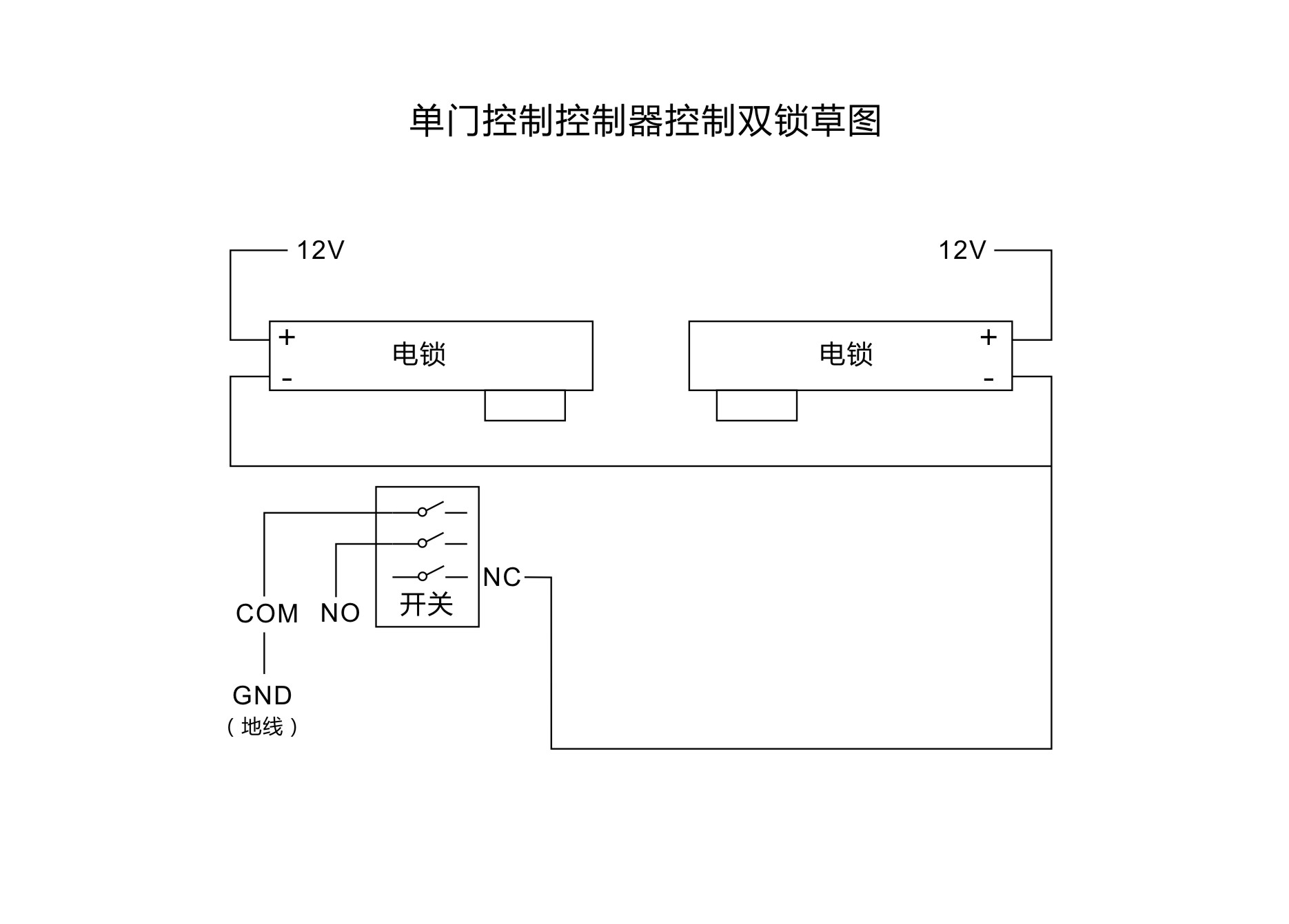 塞伯羅斯二維碼門(mén)禁接線圖